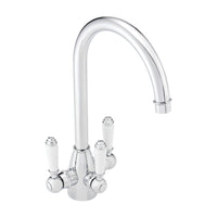 Cotswold traditional filter tap with ceramic levers - chrome