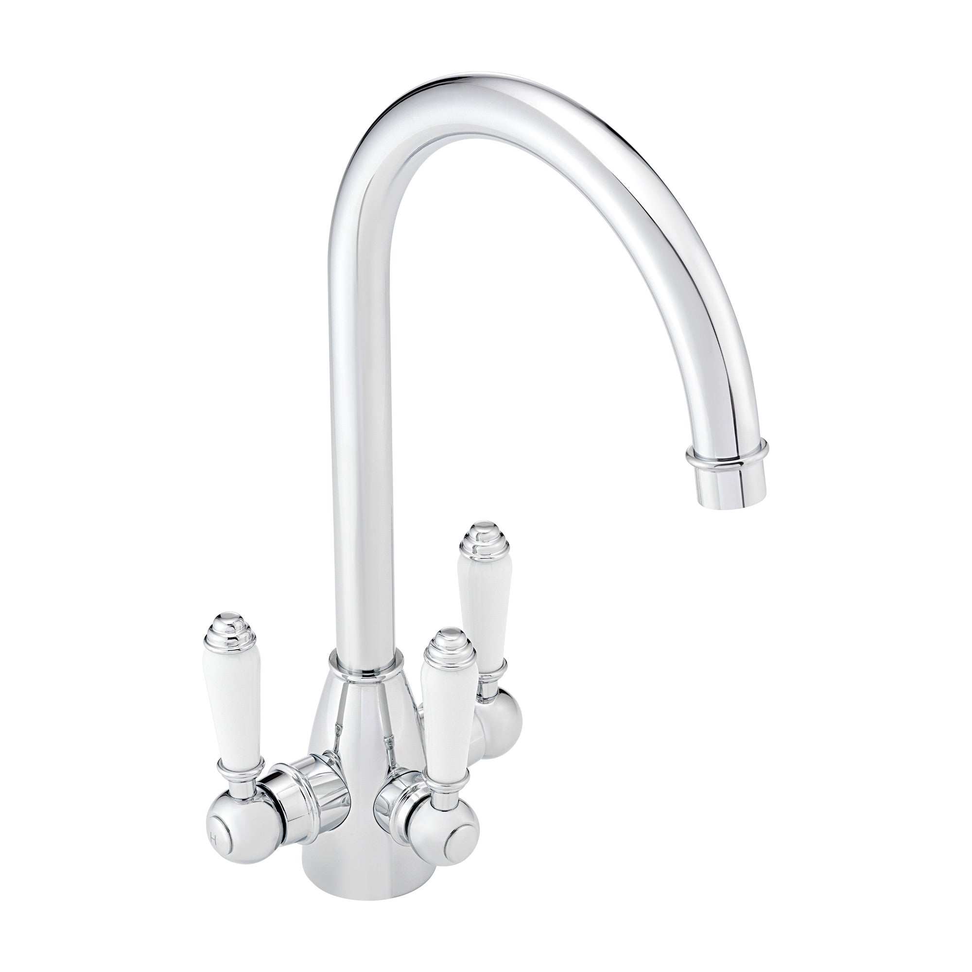 Cotswold traditional filter tap with ceramic levers - chrome