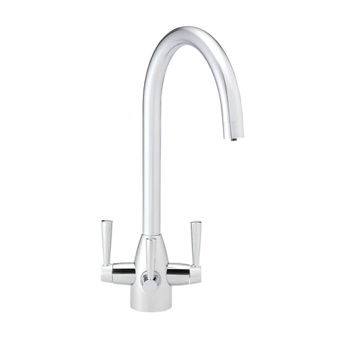 Buy Icon modern filter tap with twin levers - chrome online UK