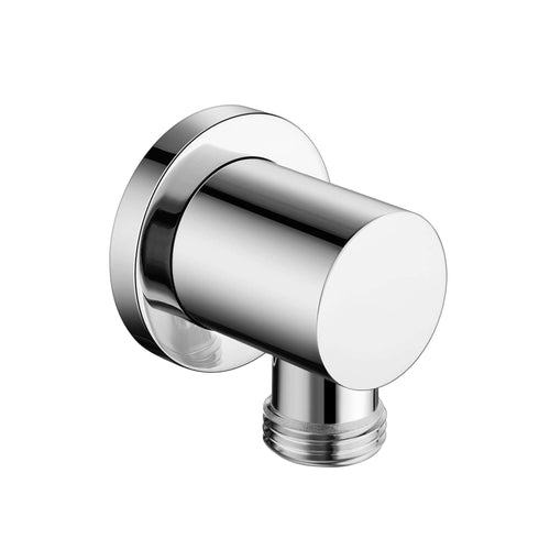 Buy Round shower outlet elbow solid brass - chrome online UK