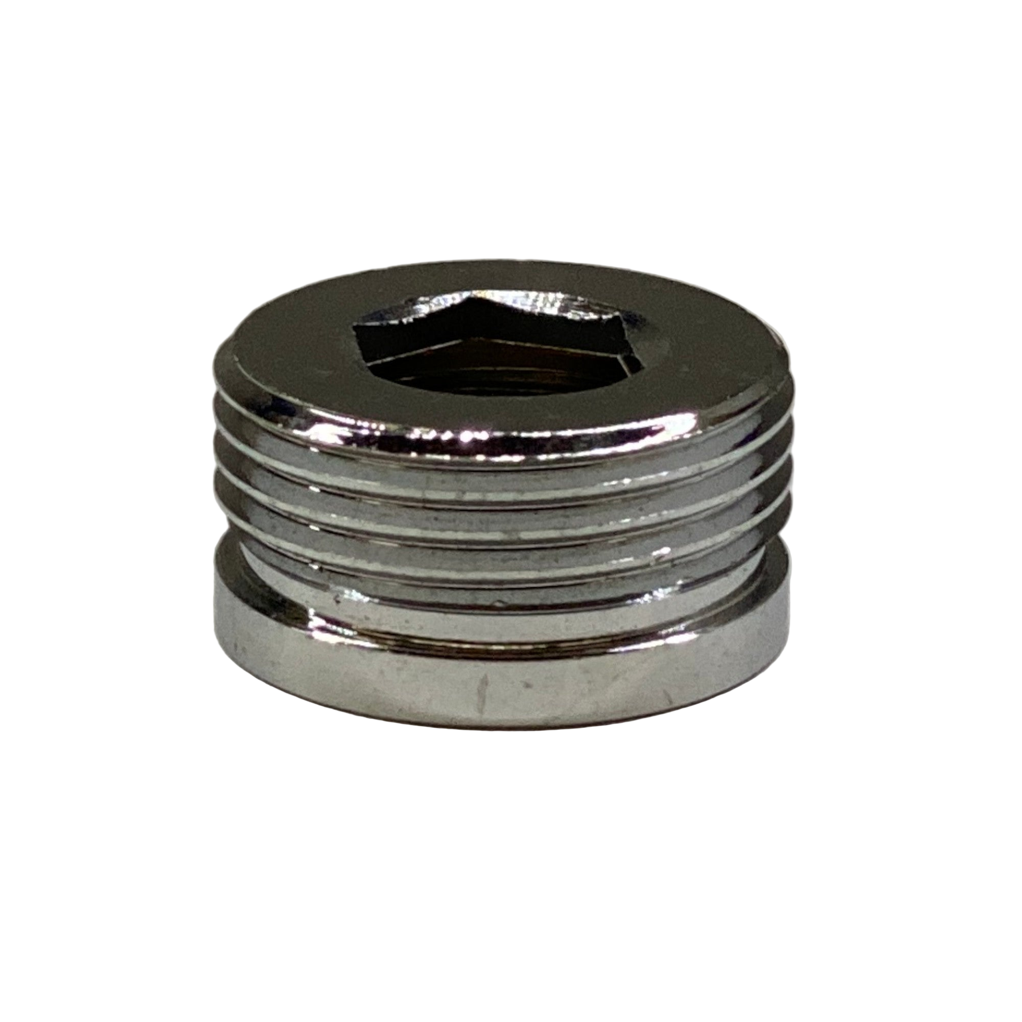 Shower adaptor 1/2" female to 3/4" male - chrome