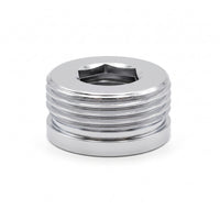 Shower adaptor 1/2" female to 3/4" male - chrome