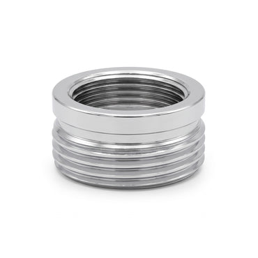 Shower adaptor 1/2" female to 3/4" male - chrome