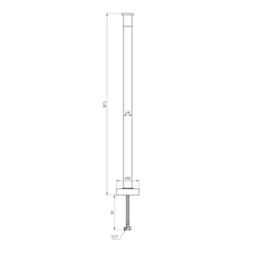 Buy Bath mixer tap standpipes - antique brass Online UK | HOUSE OF ENKI