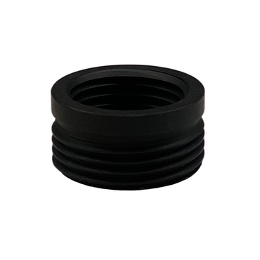 Shower adaptor 1/2" female to 3/4" male - black