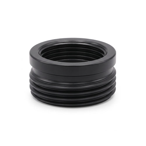Shower adaptor 1/2" female to 3/4" male - black