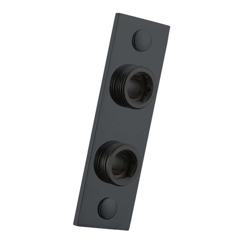Buy Easy fix wall plate for exposed mini thermostatic shower valves - matt black online UK