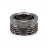 Shower adaptor 1/2" female to 3/4" male - gunmetal grey