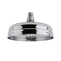 Traditional shower head apron rose brass 200mm - chrome