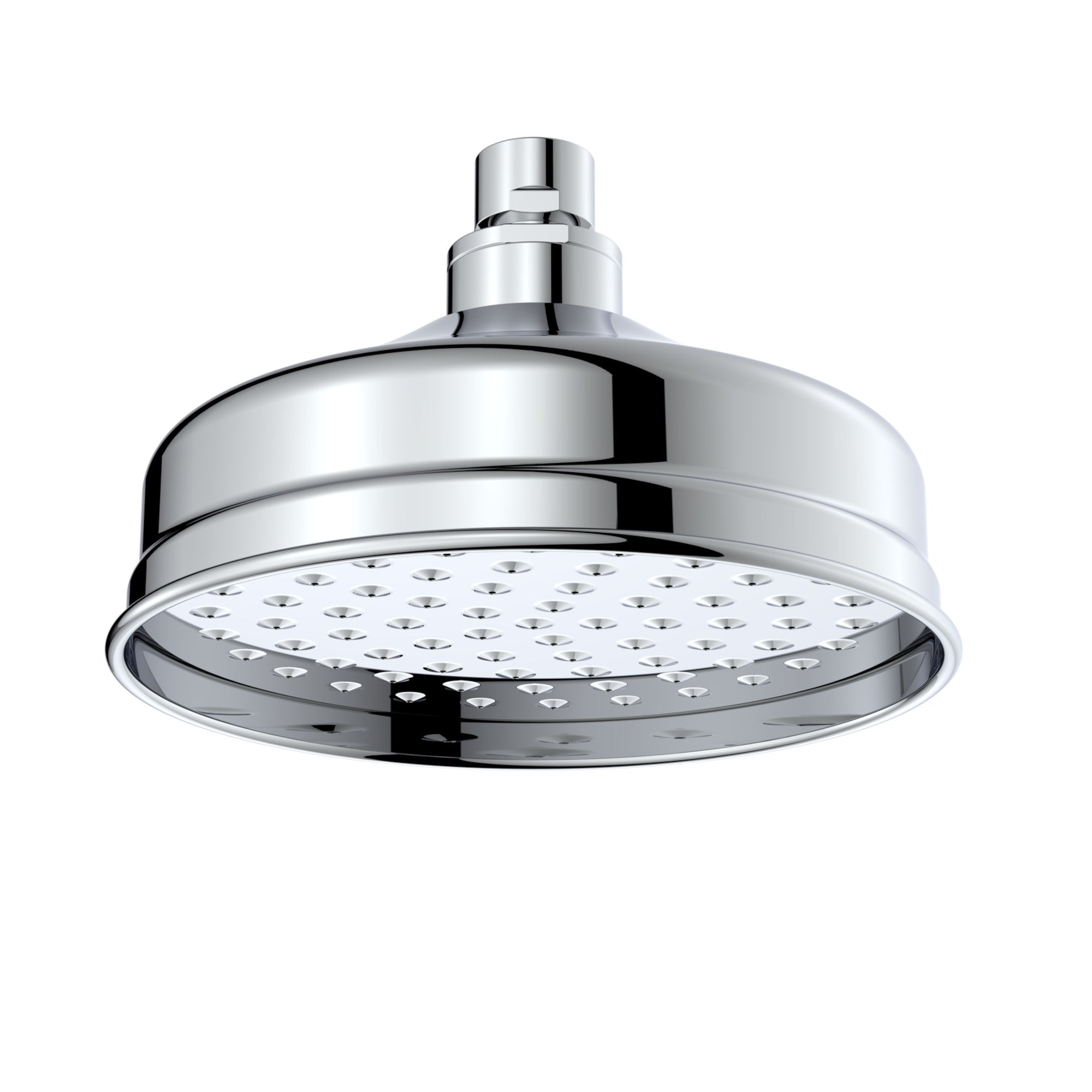 Chrome Traditional shower head apron rose brass 150mm