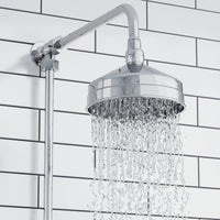 Chrome Traditional shower head apron rose brass 150mm