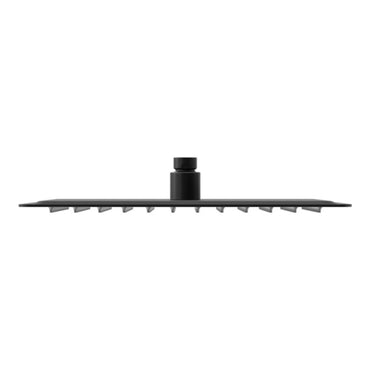 Square ultra slim shower head stainless steel 300mm - gunmetal grey