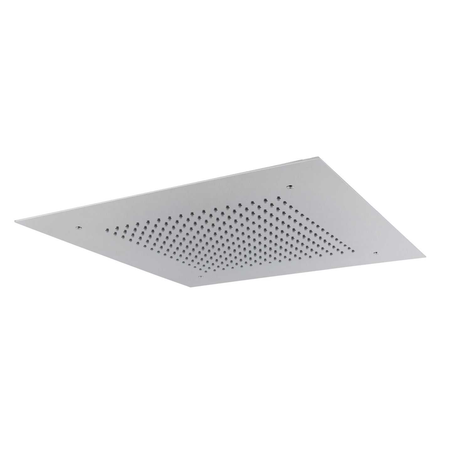 Buy Square recessed 400mm shower head stainless steel - chrome online UK