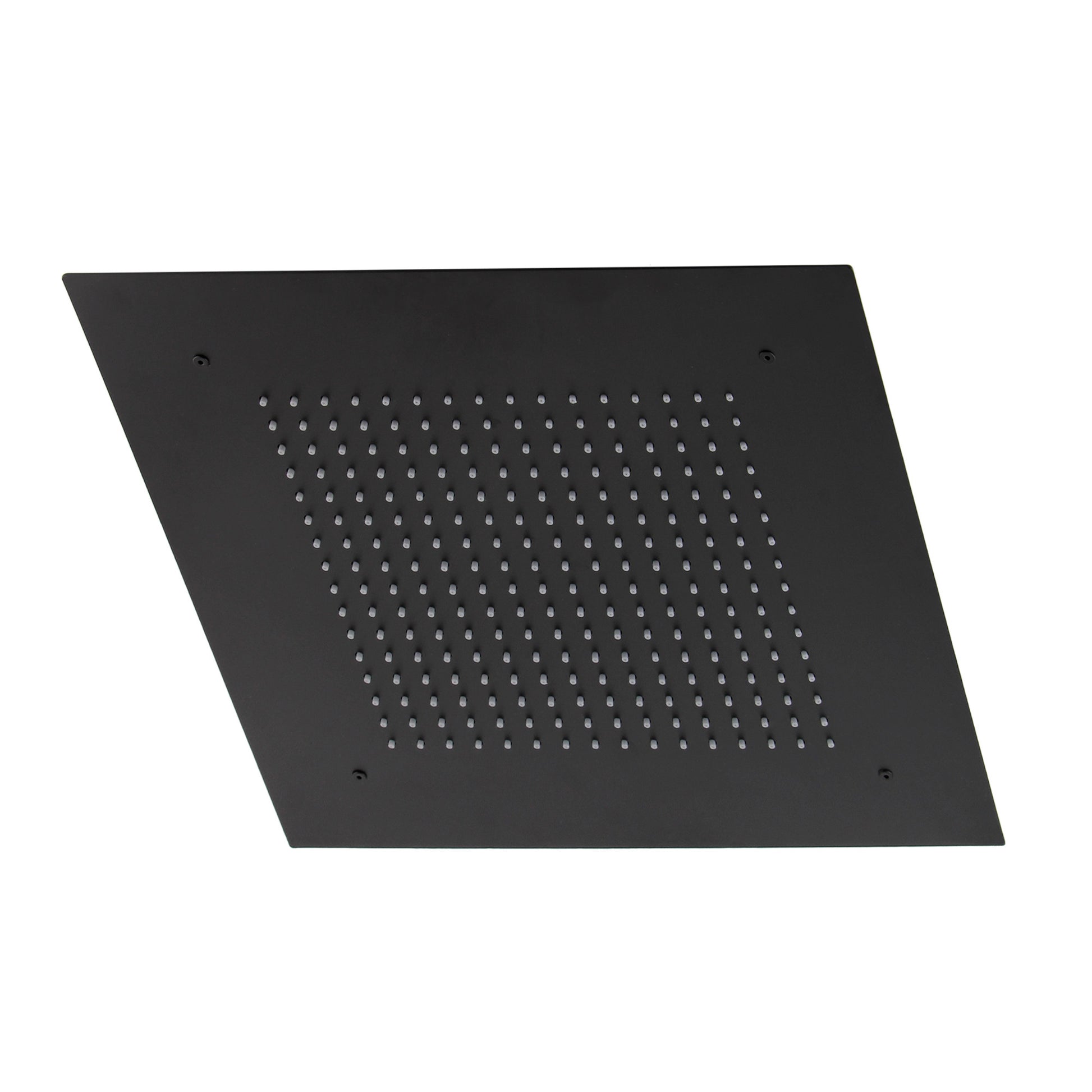Buy Square recessed 400mm shower head stainless steel - matt black online UK