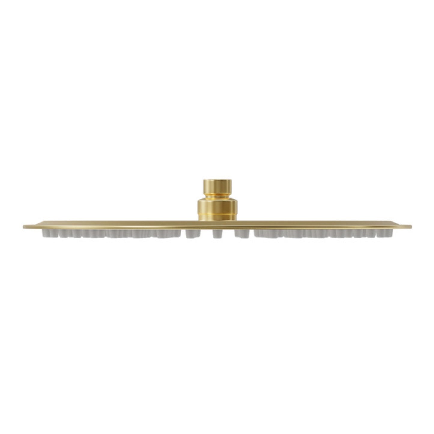 Round ultra slim shower head stainless steel 300mm - brushed brass