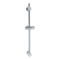 Adjustable sliding shower rail - chrome