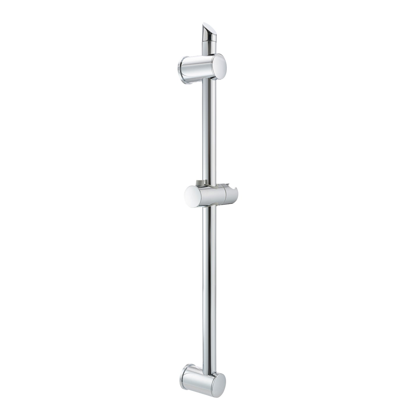 Adjustable sliding shower rail - chrome