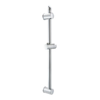 Adjustable sliding shower rail - chrome