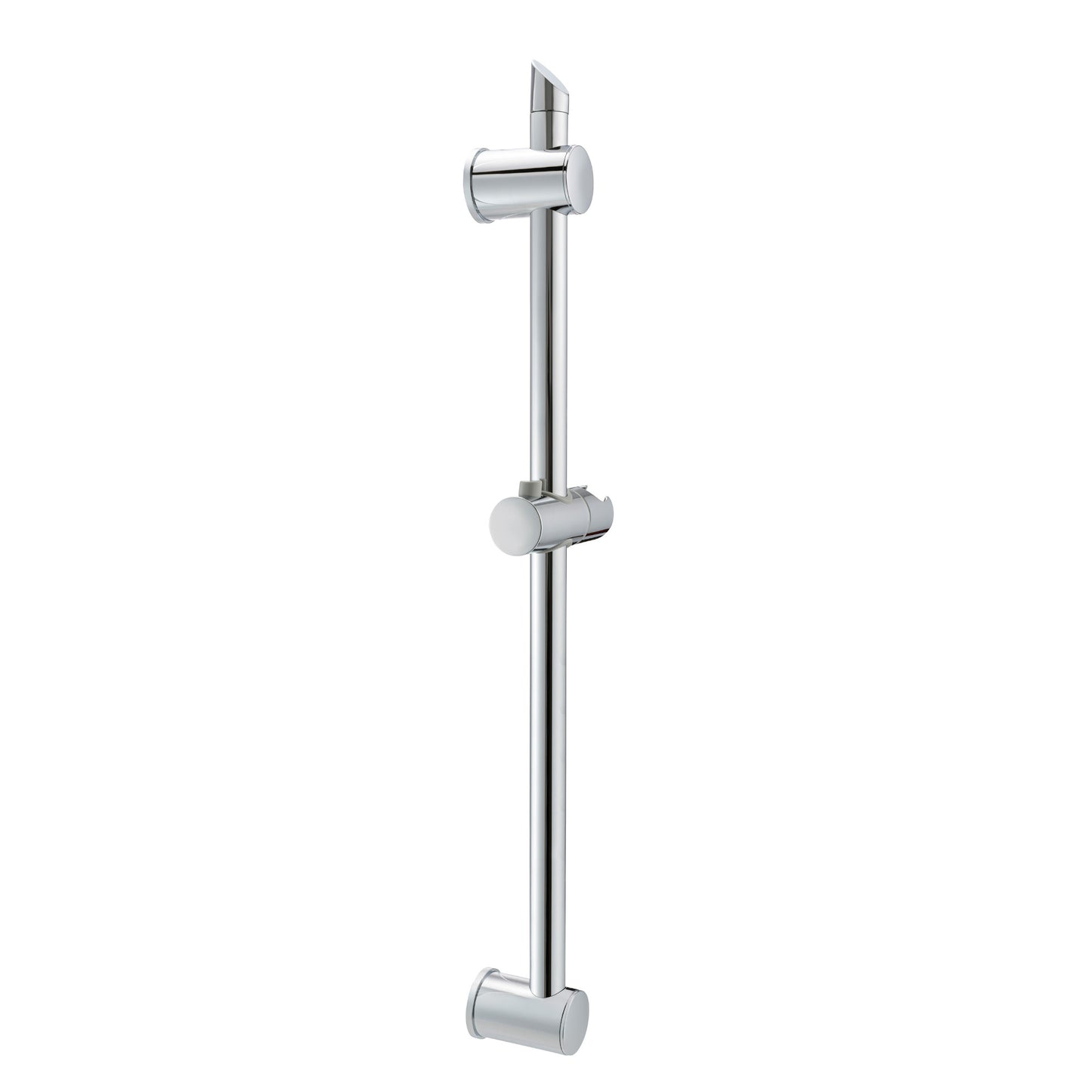 Adjustable sliding shower rail - chrome