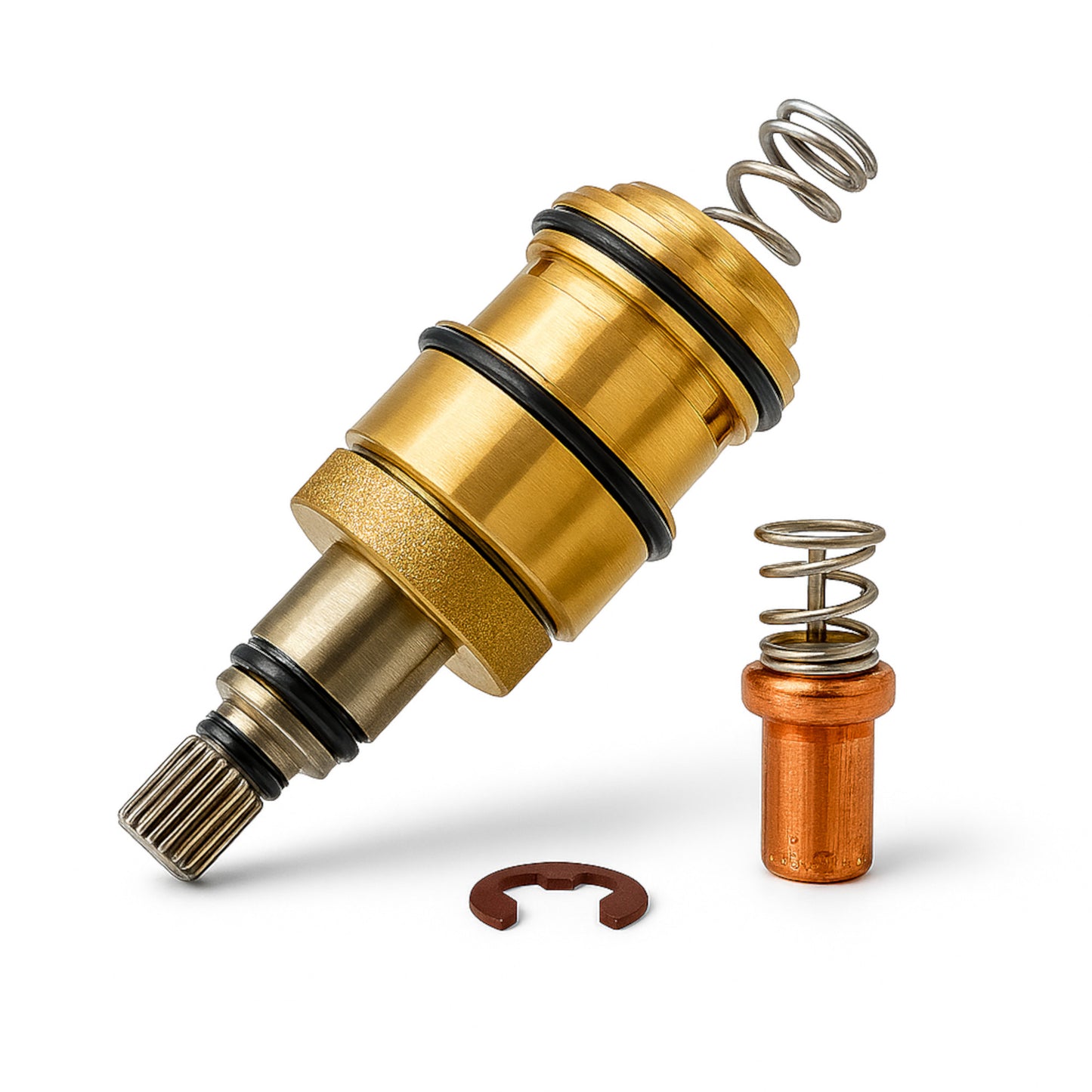 Service Kit - Sequential Thermostatic Cartridge and Wax Thermo-Element Antique Brass SAR00 - Winchester