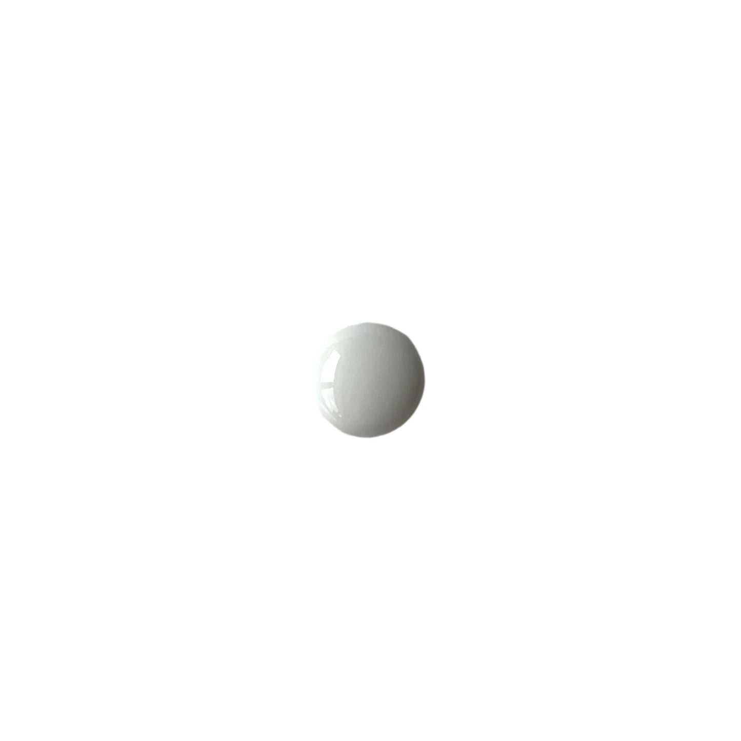 Plain ceramic indicator for Edwardian range - white