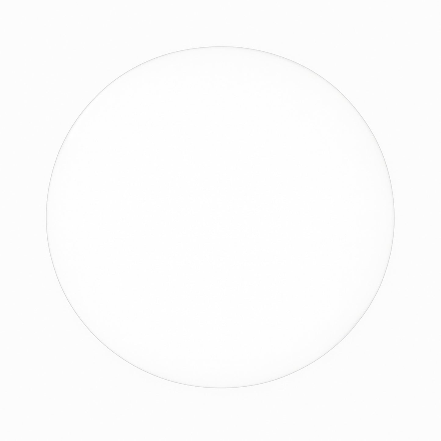 Plain ceramic indicator for Edwardian range - white