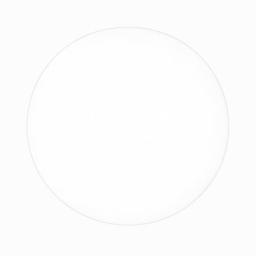 Plain ceramic indicator for Edwardian range - white
