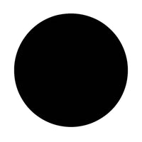 Plain ceramic indicator for Edwardian range - black