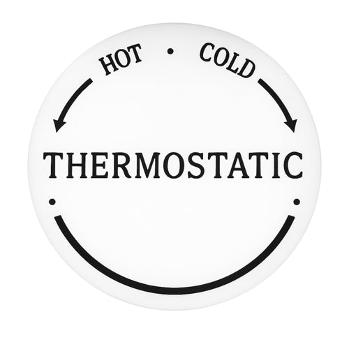 Thermostatic ceramic indicator for Downton range - white