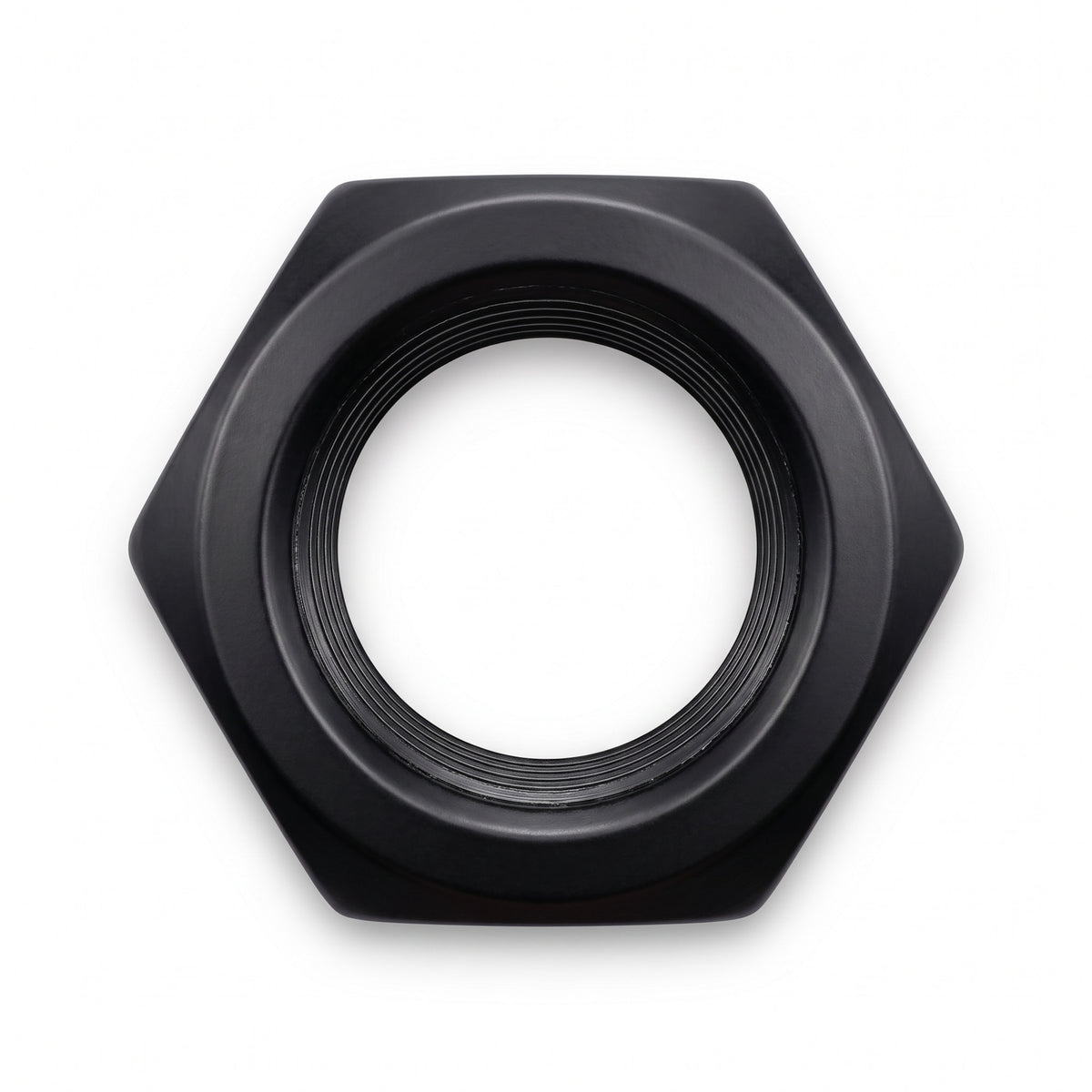 Single 3/4" inlet nut for bar shower valves or taps - black
