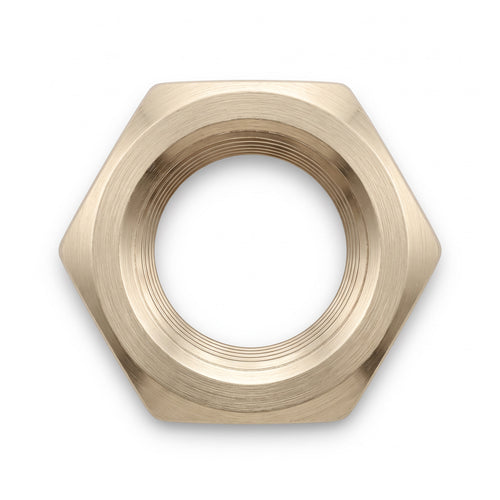 Single 3/4" inlet nut for bar shower valves or taps - brushed brass