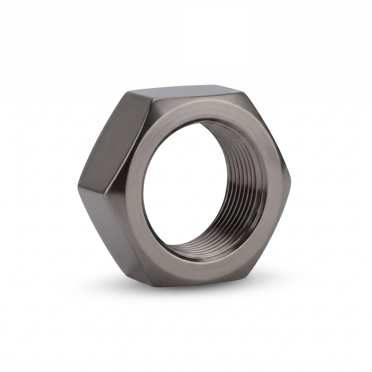 Single 3/4" inlet nut for bar shower valves or taps - gunmetal grey