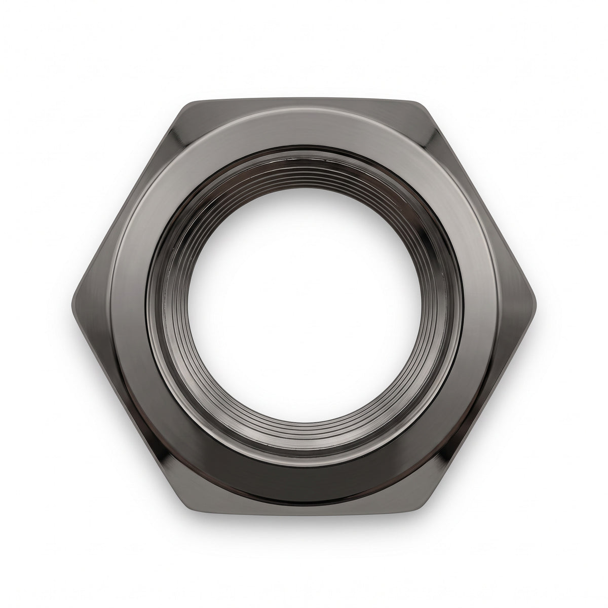 Single 3/4" inlet nut for bar shower valves or taps - gunmetal grey