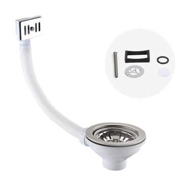 Universal sink waste - chrome