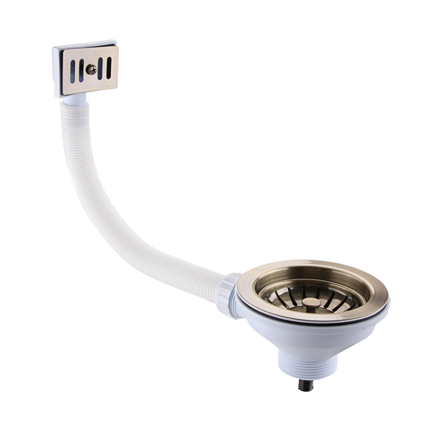 Universal sink waste - antique brass
