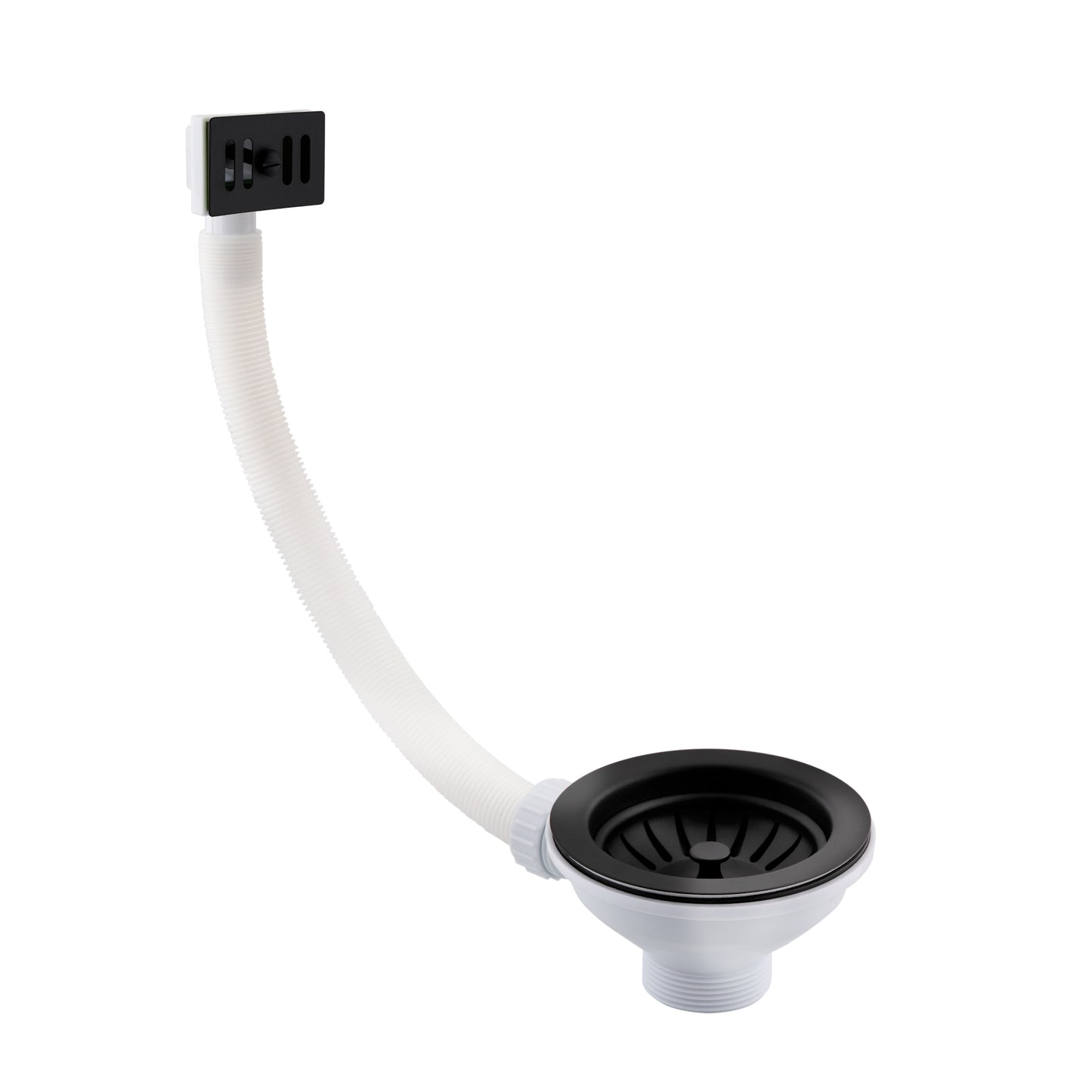 Universal sink waste - matt black