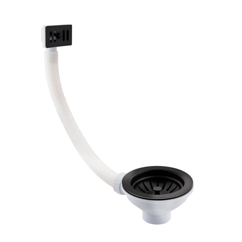Universal sink waste - matt black