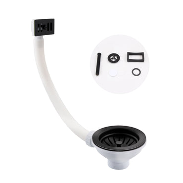 Universal sink waste - matt black