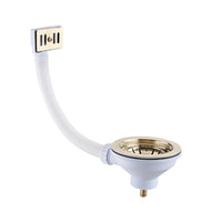 Universal sink waste - brushed brass