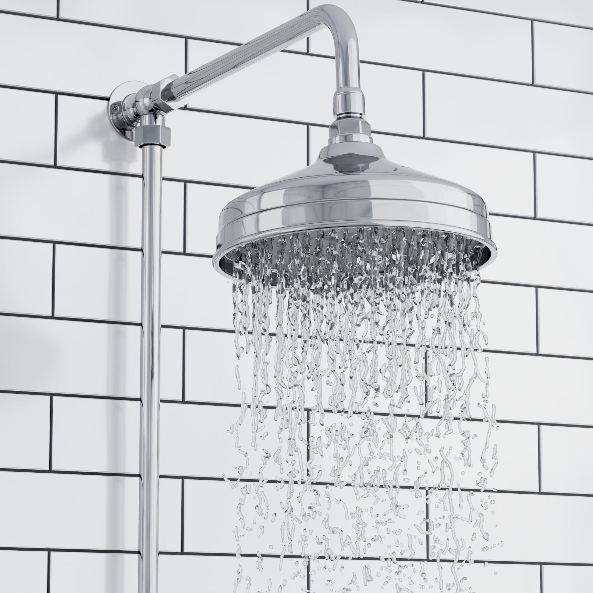 trafalgar traditional watercan head 200mm chrome