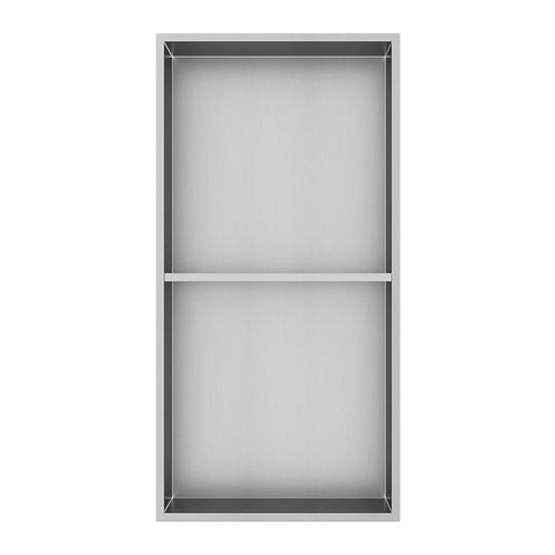 Buy Shower Niche 600 x 300 - Brushed Steel online UK