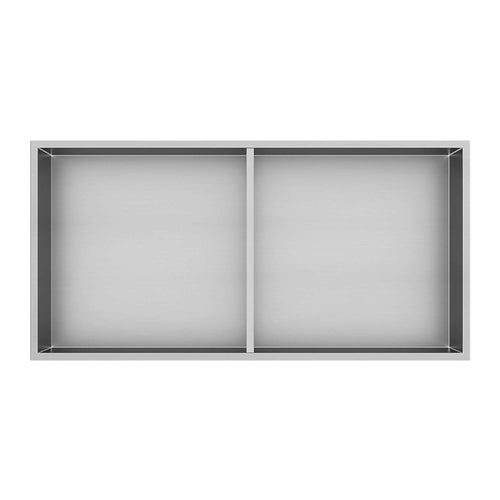 Buy Shower Niche 600 x 300 - Brushed Steel online UK