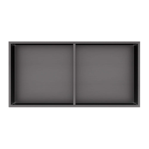 Buy Shower Niche 600 x 300 - Gunmetal Grey online UK