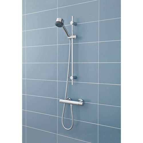 Buy Dune round bottom outlet thermostatic bar shower valve - chrome online UK