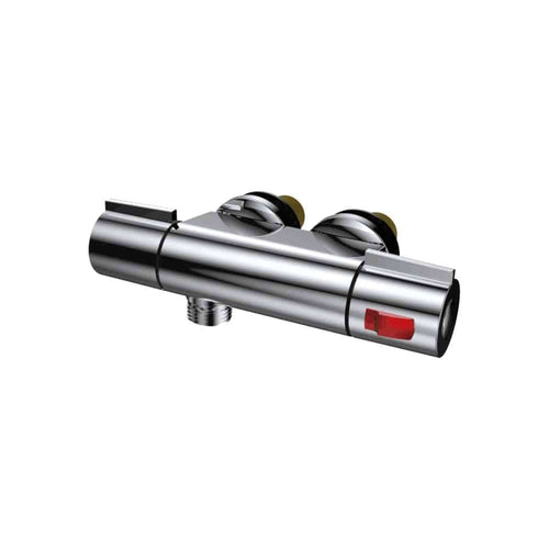 Buy Haven horizontal thermostatic bar shower mixer valve with 45mm fixing centres - chrome online UK