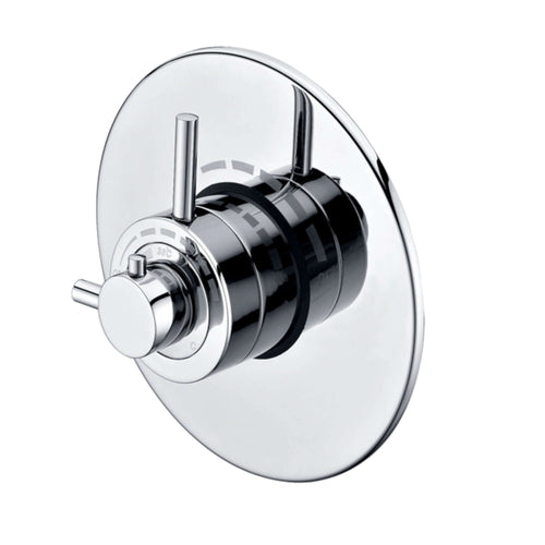 Buy Azure modern concealed thermostatic concentric shower valve - chrome online UK