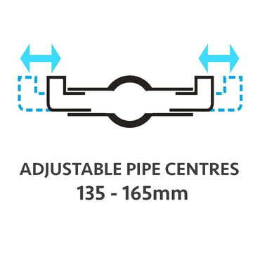 Dulwich traditional concealed thermostatic concentric shower valve - chrome