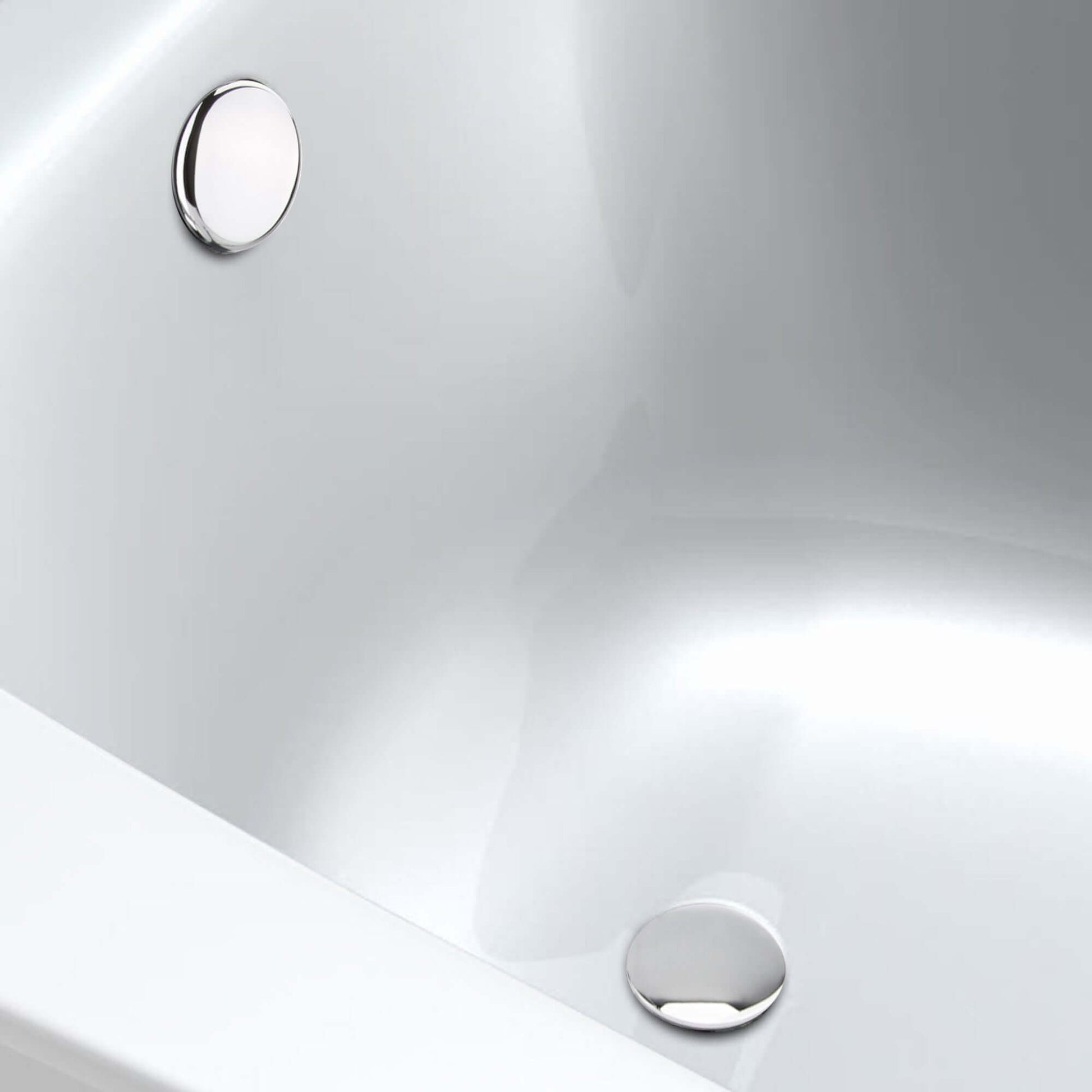 Buy Easy clean cut to size pipe bath sprung waste & overflow (bath thickness 5-15mm) - chrome Online UK | HOUSE OF ENKI