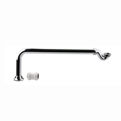 Buy Roll top bath pack incl. exposed bath waste, shrouds and bath trap - chrome online UK