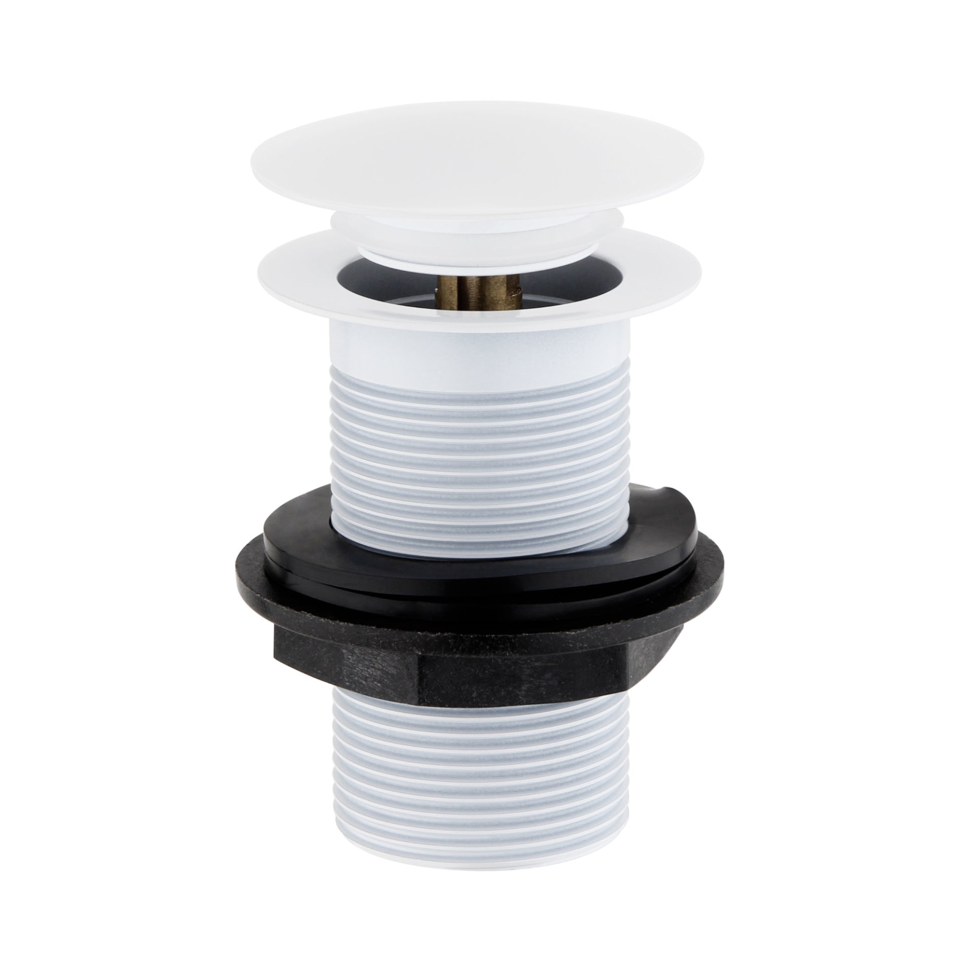 Buy Pop up basin waste round unslotted - white online UK